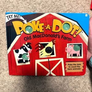 MELISSA & DOUG Poke-A-Dot Book Old Macdonald’s Farm Pop-A-Tronic Counting Toy